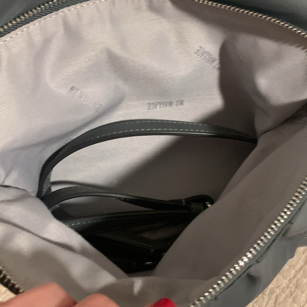 MZ WALLACE GRAY NYLON CROSSBODY BAG LARGE - Picture 7 of 7